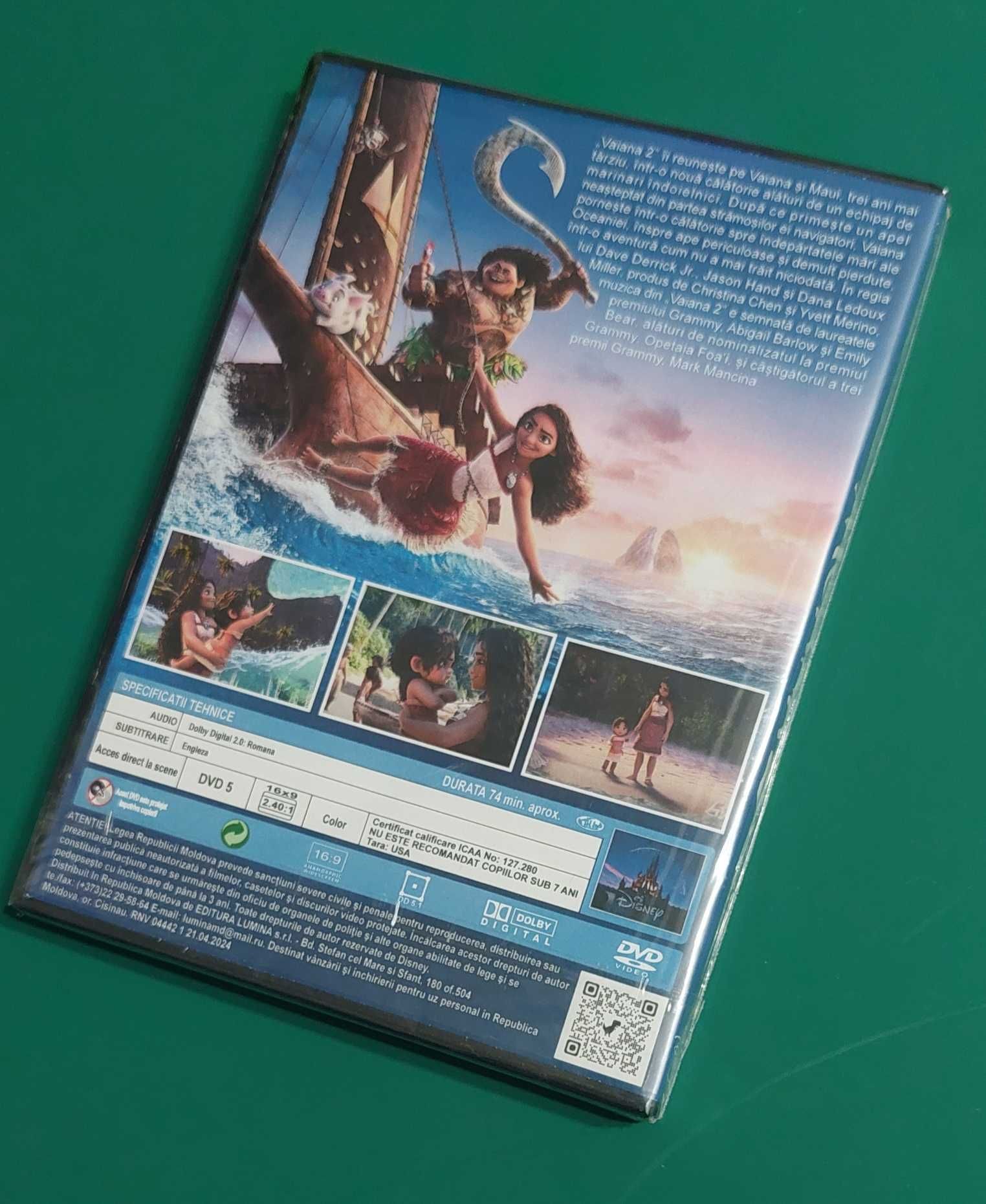 Moana 2 Disney desene animate dublate in limba romana