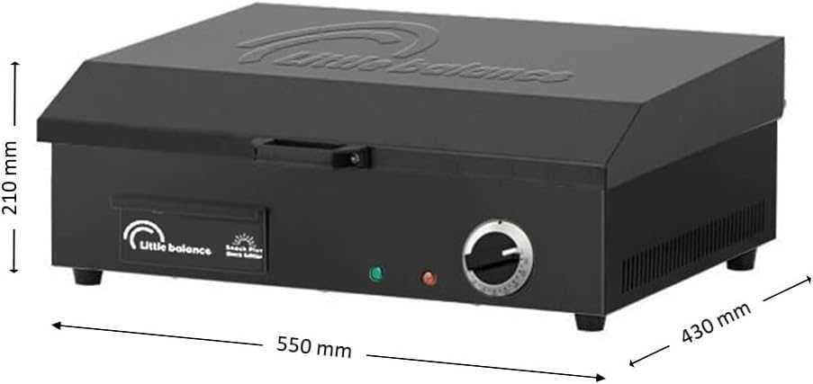 Грил скара Little Balance 8668 Snack Plus Black Edition 2900W