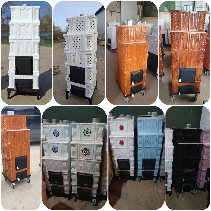 Șemineu de  teracota