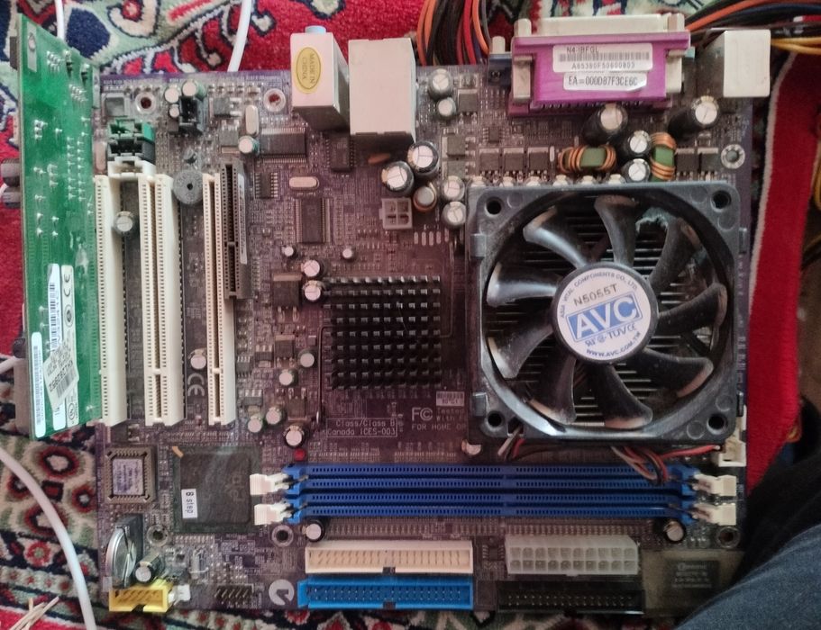 Placa de baza socket 478  retro