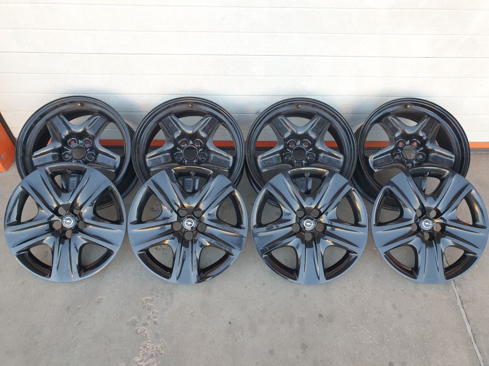 Оригинални железни джанти с тасове за ОПЕЛ OPEL R17 5x105 ET42 7J