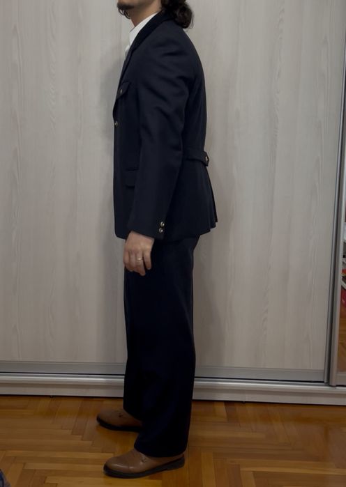 Costum intreg din lână, bleumarin, stil bavarez