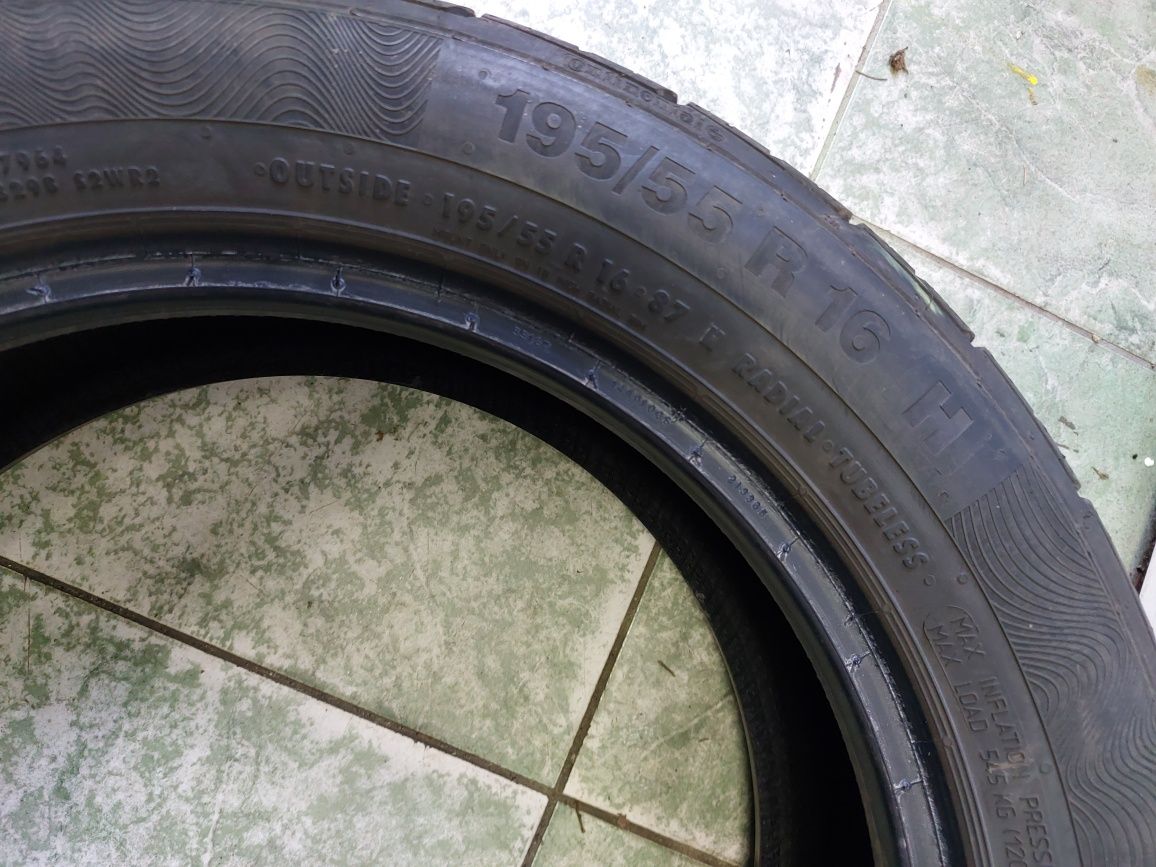 2 anvelope 195/55 R16 Continental