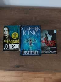 70lei 3 carti Stephen King, The Walking Dead, Rhw leopard joe nesbo