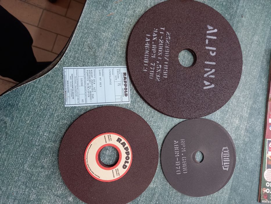 Дискове за рязане,за в0исокооборотни машини.