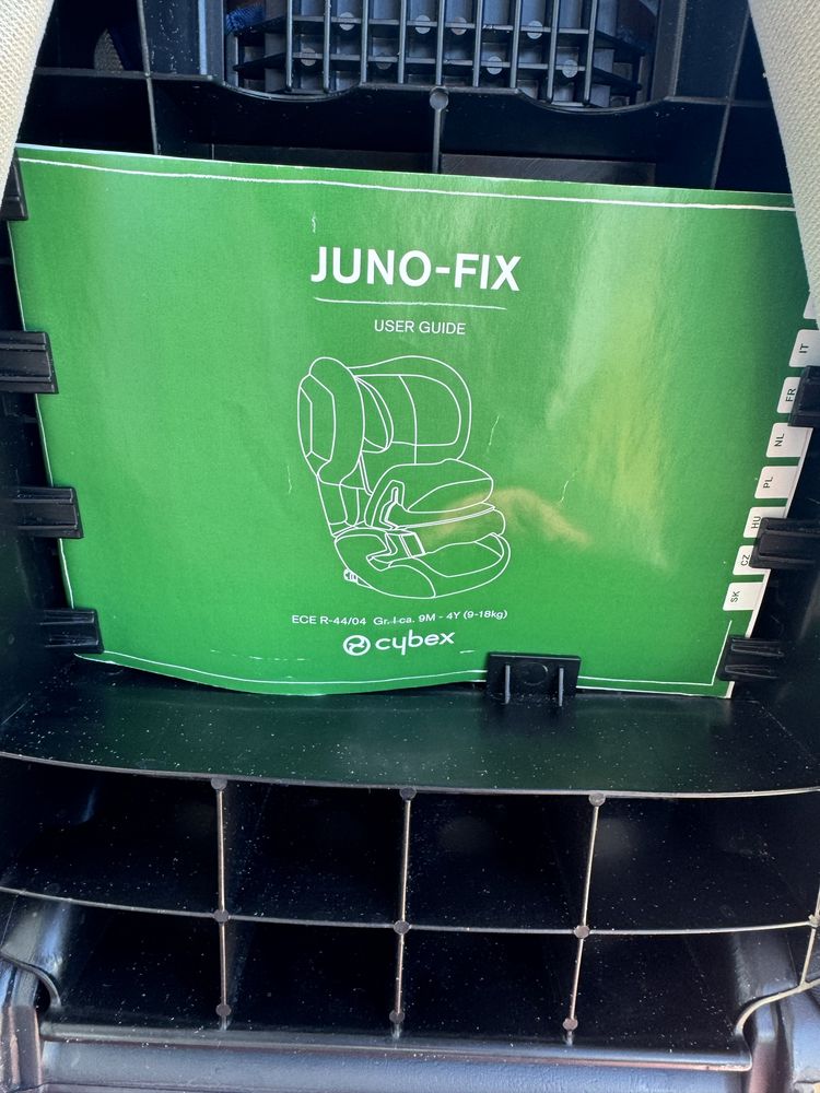 Столче седалка за кола Cybex Juno fix / сайбекс джуно фикс с изофикс