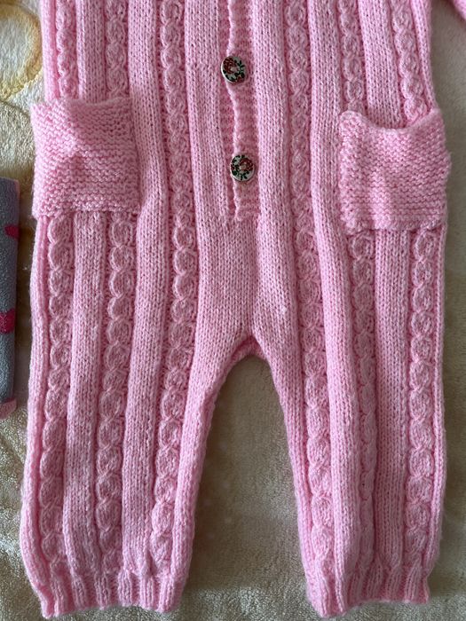 Combinezon de iarna tricotat pt fetita