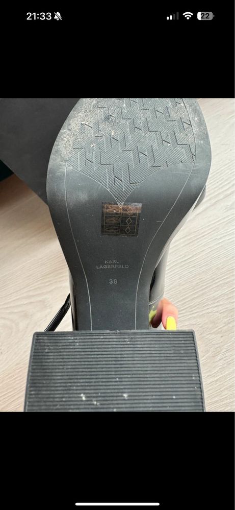 Pantofi de lac karl lagerfeld