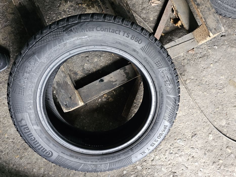 2 anvelope iarna 185 60 15 Continental 7mm 2020