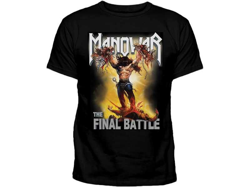 Рок тениска Manowar 7 модела всички размери