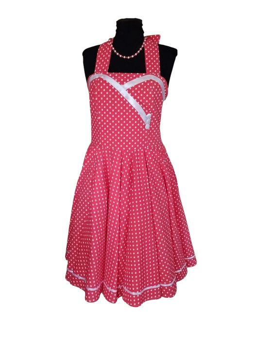 Rochie vintage cu buline