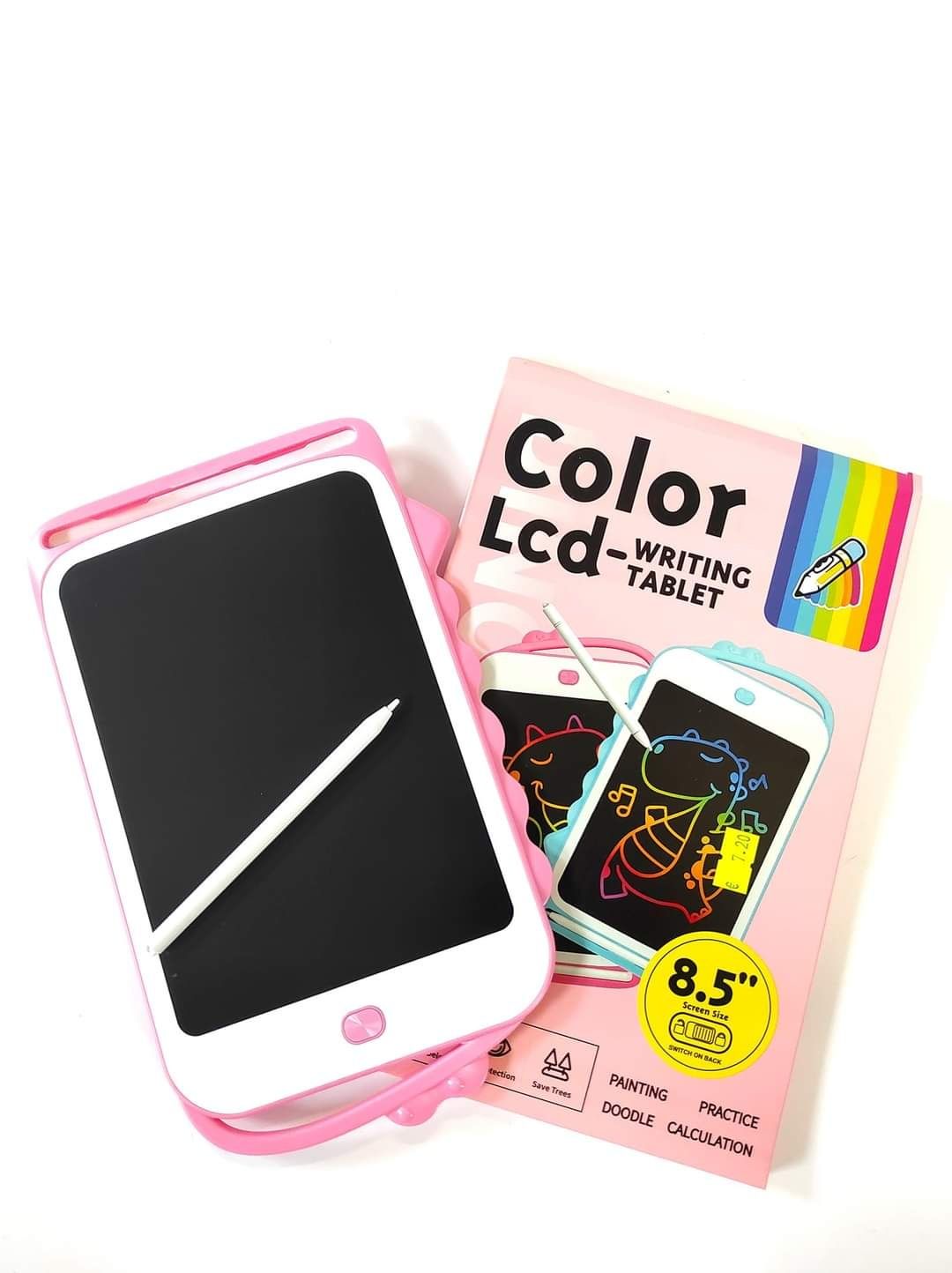 Tableta digitala de desen, 8,5inch roz și albastru