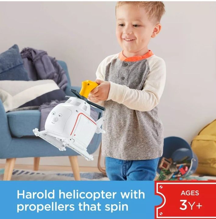 Elicopter Harold cu elice rotative si sine