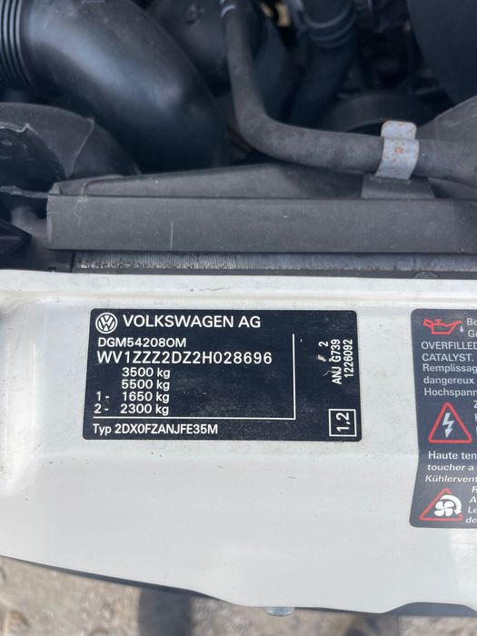 Volkswagen Lt 46 Bascula originala 2003 2.5 ANJ 109 CP 3.5T cat.B