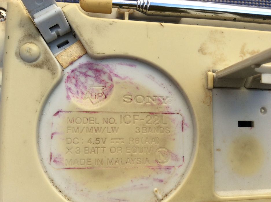 Radio Sony vechi vintage anii 80
