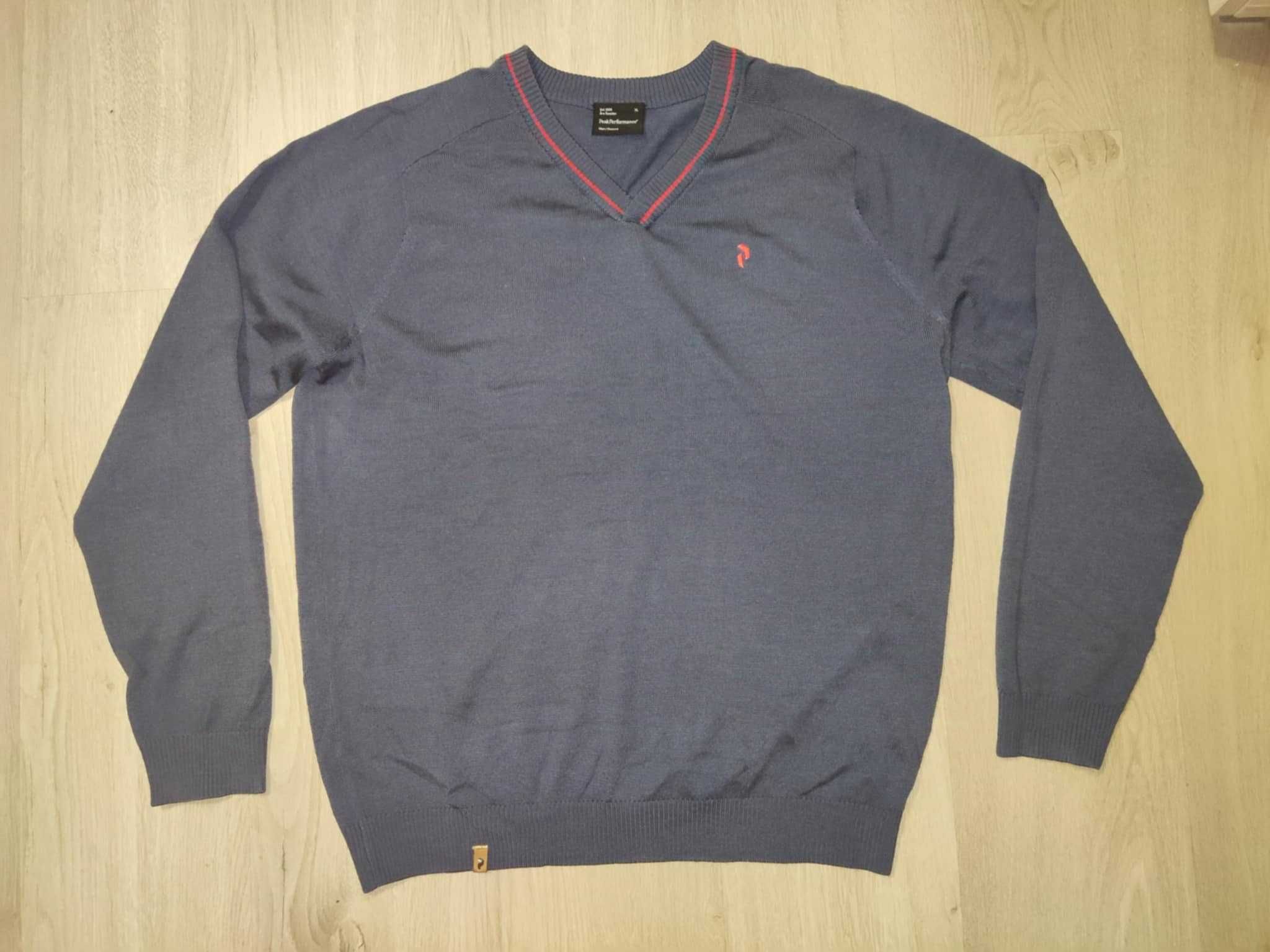 Peak Performance V N Jumper 100% Merino, мъжки пуловер, блуза, man, XL