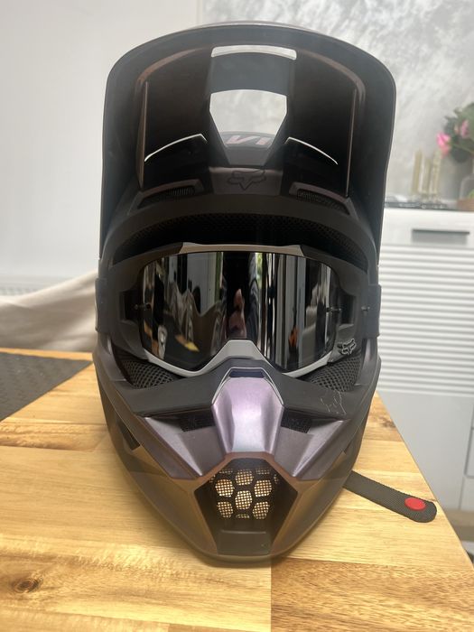 Casca Fox V1 + ochelari Fox