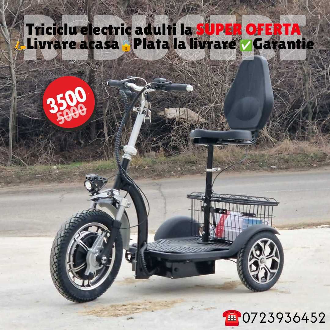 Tricicleta invalizi/varstnici SIGILAT! GARANTIE ! oferta limitata -30%