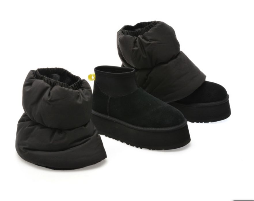 Ugg mini slip-on dipper puffer negre
