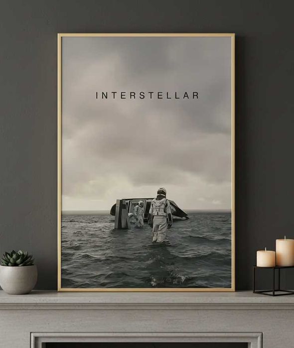 Tablou + Rama Canvas Interstellar – 30x40 cm, decor cinema/modern