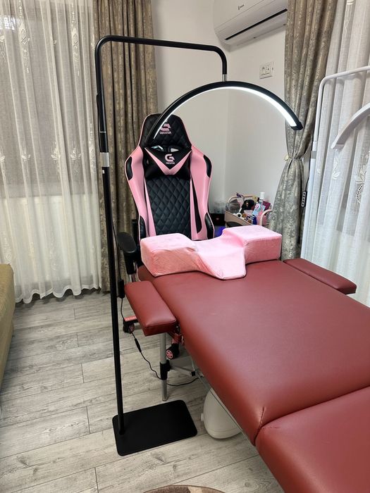 Lampa Semi Luna LED 36W 180cm machiaj cosmetica, gene, unghii, tatuaje