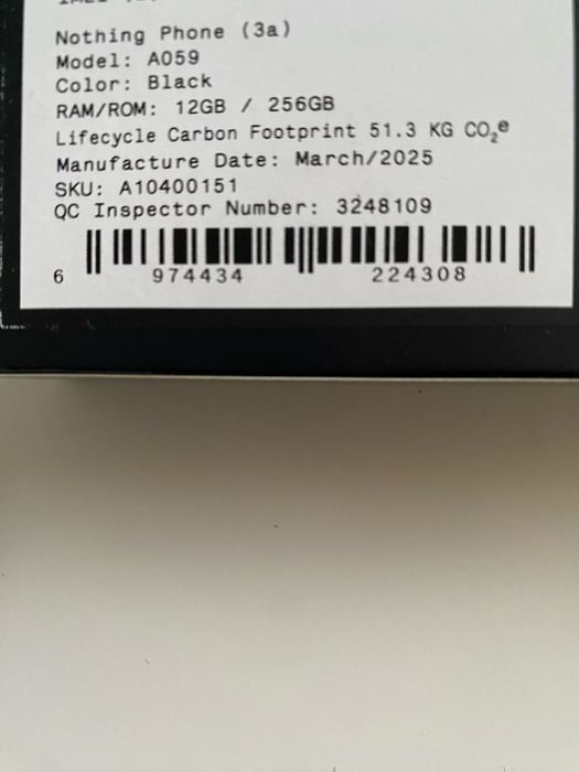 Nothing (r) phone (3a)