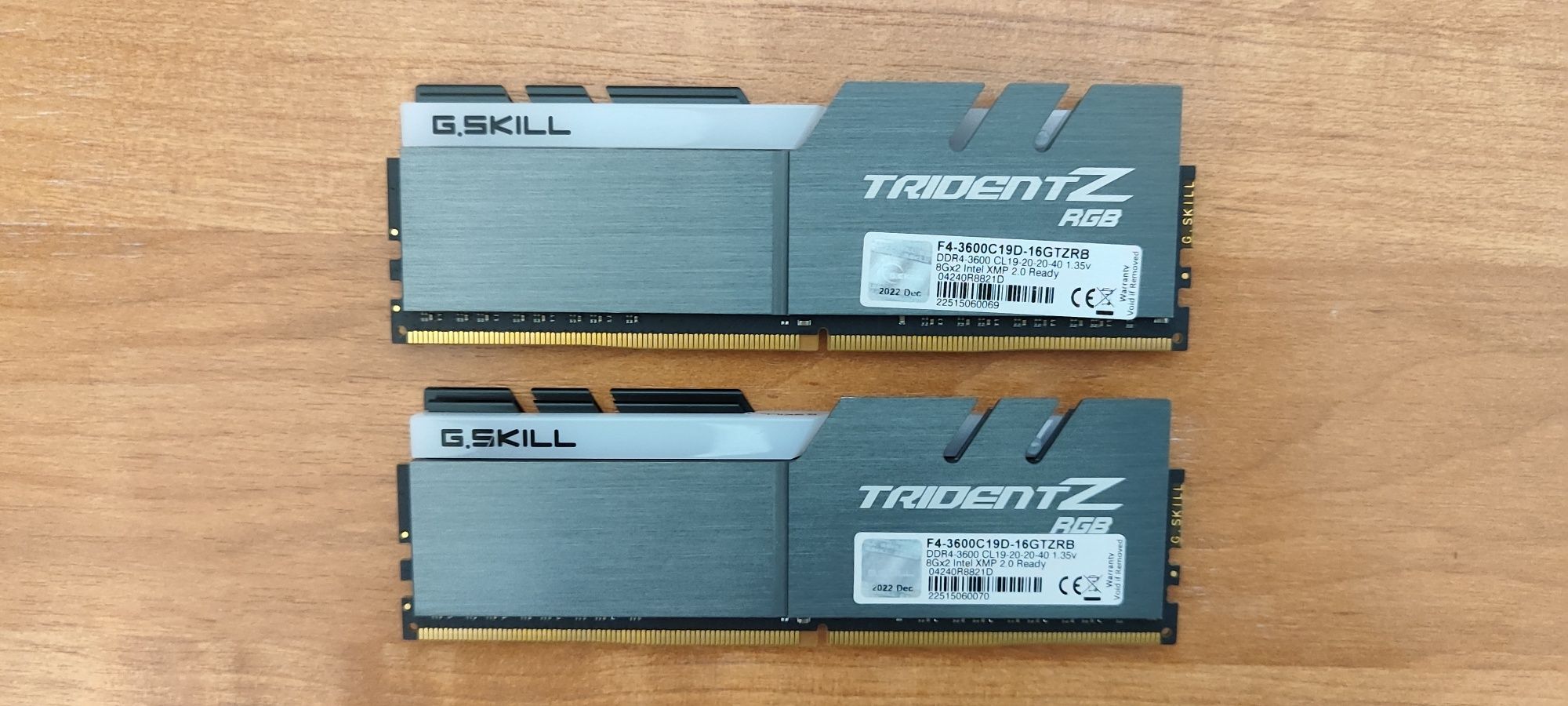 Комплект оперативной памяти 16Гб ОЗУ - DDR4 2x8gb 3600Mhz