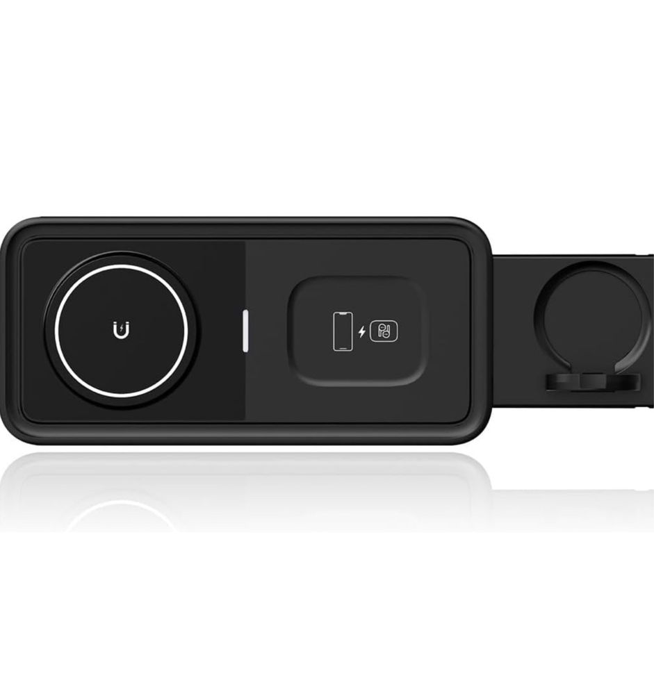Incarcator Suport Birou 3in1 Extensibil Telefon Casti Ceas Apple Watch