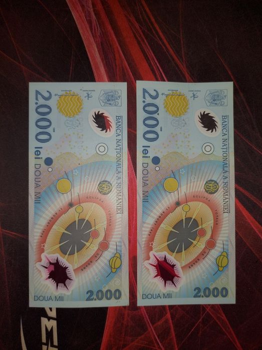 Bancnote 2000 de lei din anul 1999