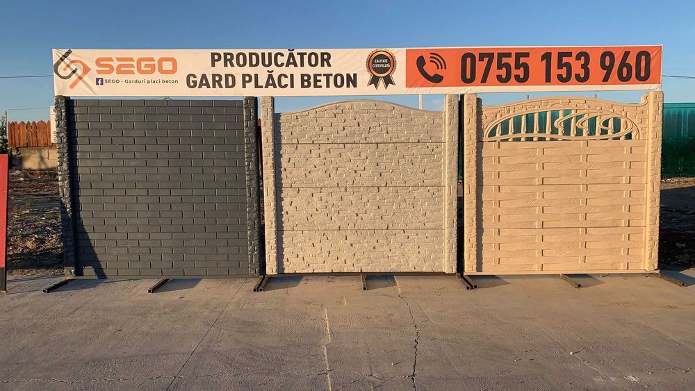 Gard panouri beton SEGO