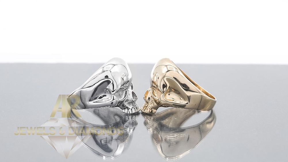 Inel Aur 14 K Skull Collection ARJEWELS&DIAMONDS