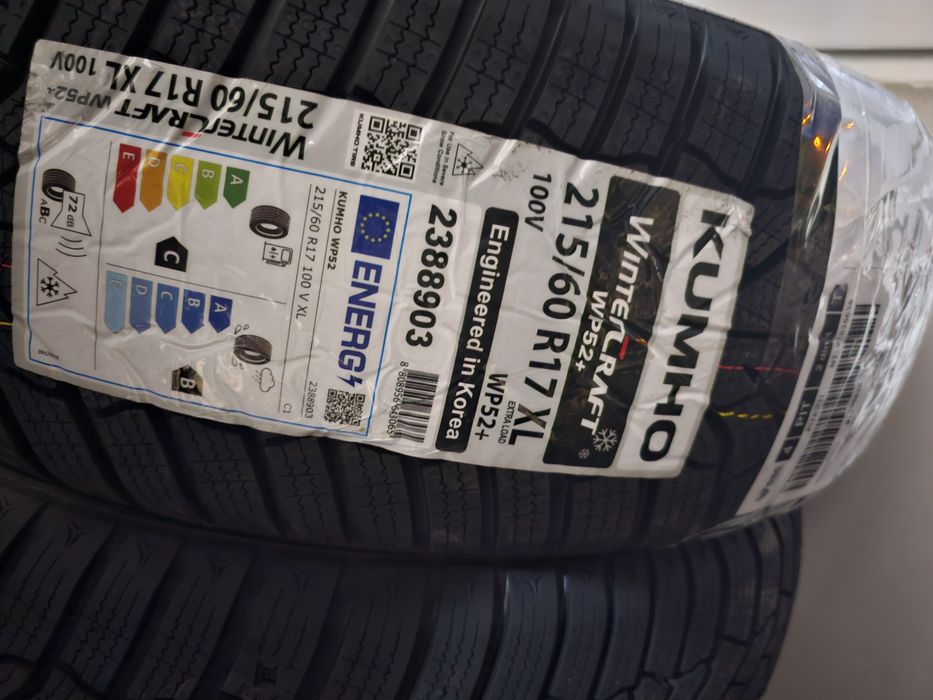 4 x Cauciucuri iarna Kumho 215 60 R17 Winter Craft WP52+