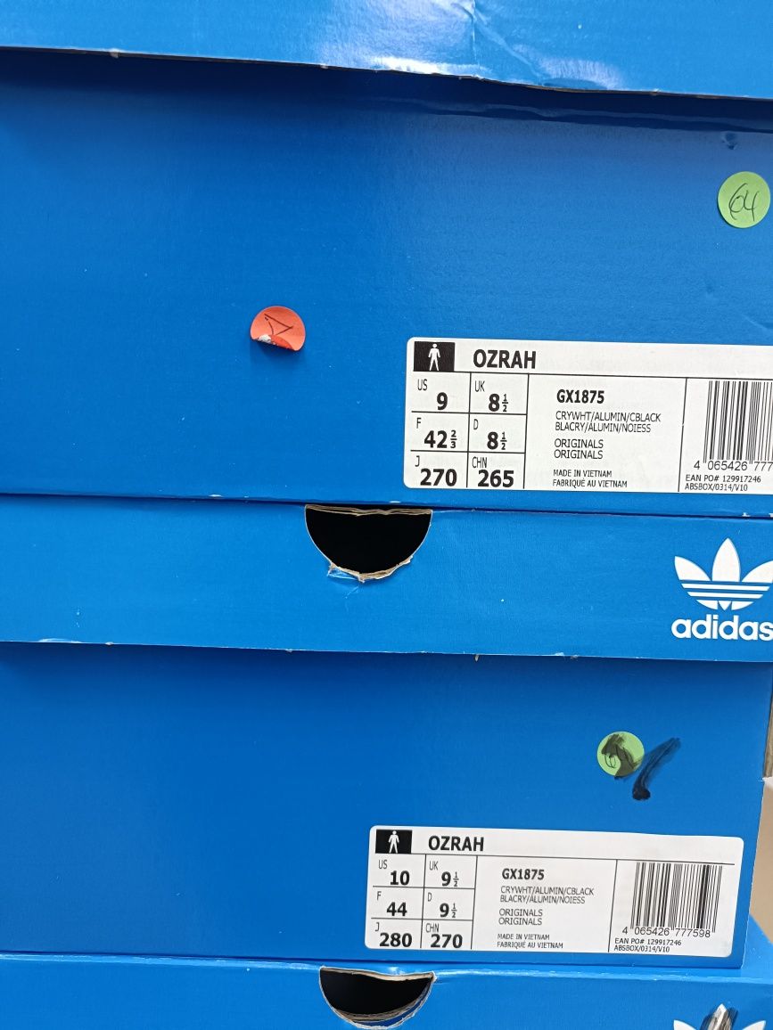 Adidas Ozrah номер 40 2/3, 42, 42 2/3, 44, 44 2/3, 45 1/3