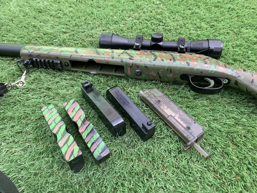 Sniper airsoft mb03  3joule fara luneta