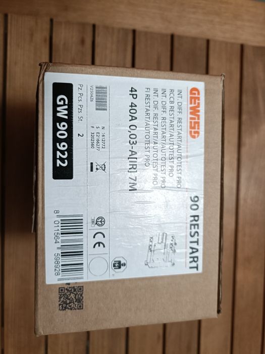 2 Diferentiale de reanclasare RESTART AUTOTEST PRO cuplat cu RCCB 4 p