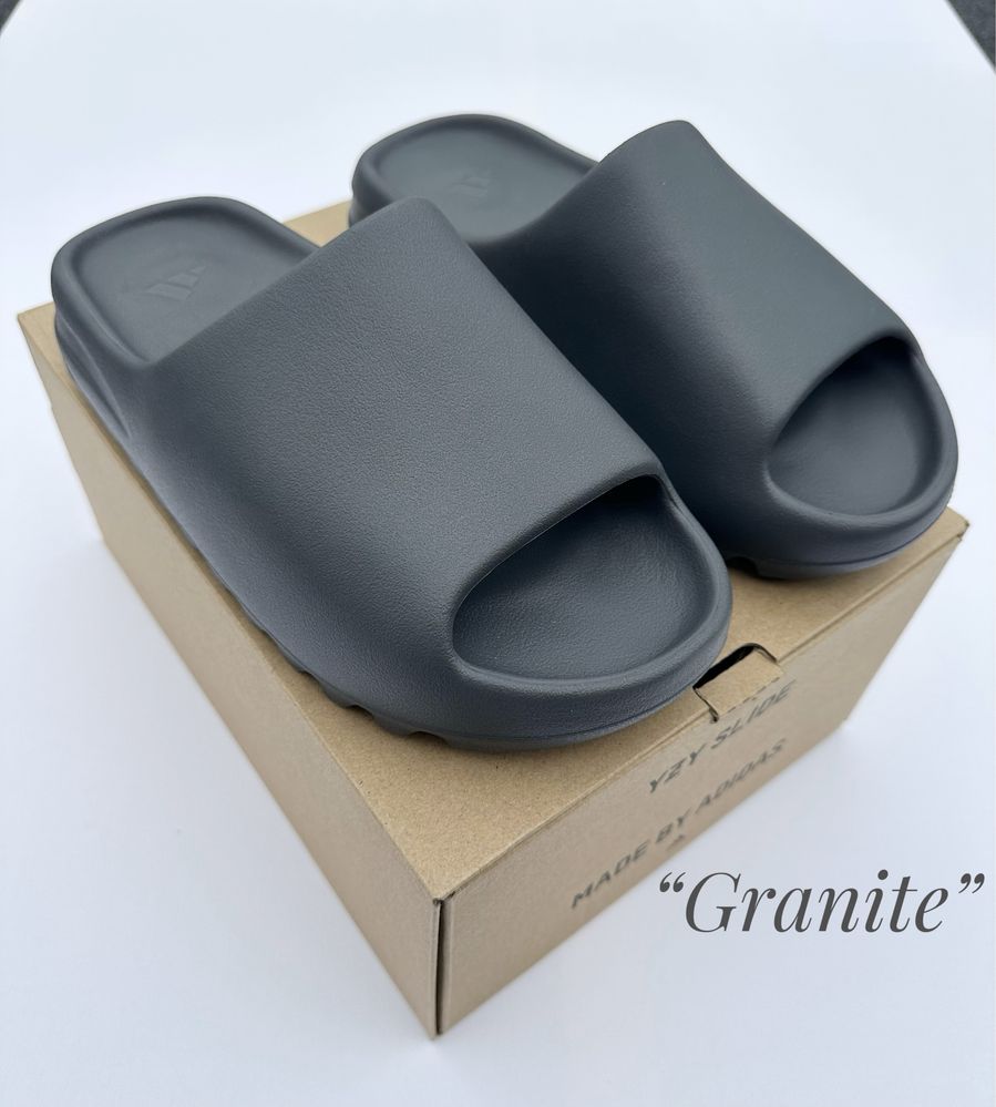 Papuci Sport Adidas Yeezy Slide Granite - 100% originali