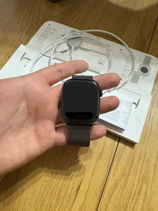 Apple Watch Series 10,GPS,Cellular, Carcasa Slate Titanium 46mm,Slate