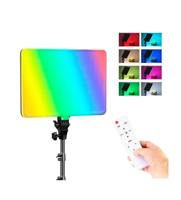 Постоянный свет Techline Видеосвет с пультом RGB LED PM-36