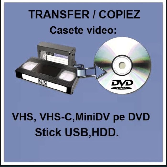 Transfer casete video vechi