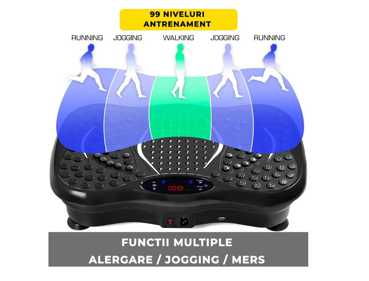Aparat vibromasaj Progressive Ultrafit Pulse-R,nou si neutilizat,negru