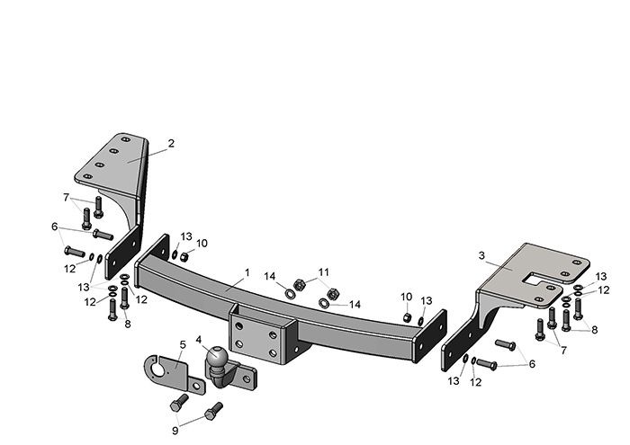 Фаркоп Fortuner  фортунер фортюнер