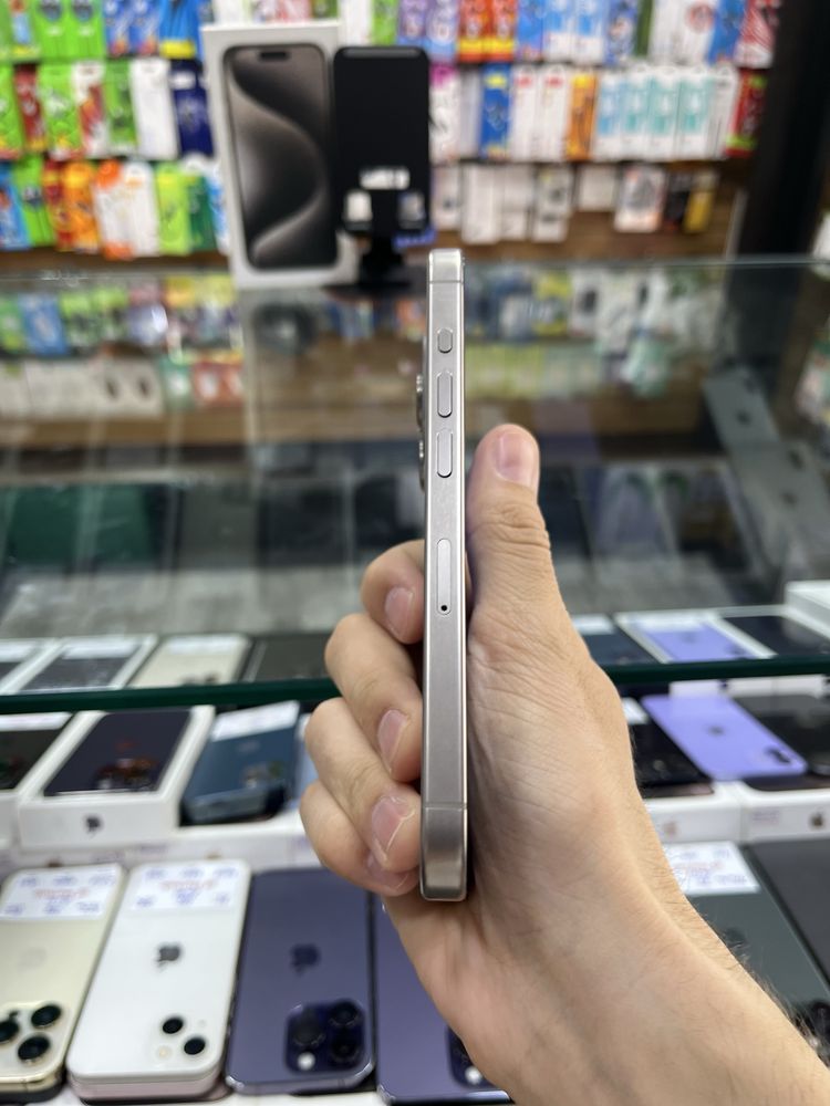 Iphone 15 Pro 128gb 92% Dual sim Titan - Naqd va halol nasiya savdoga