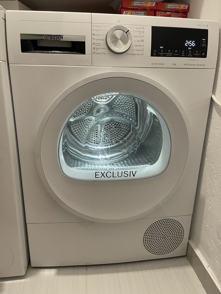 В гаранция 4 години ! Сушилня BOSCH WQG14590BY Термопомпа, A++, 9.0 kg