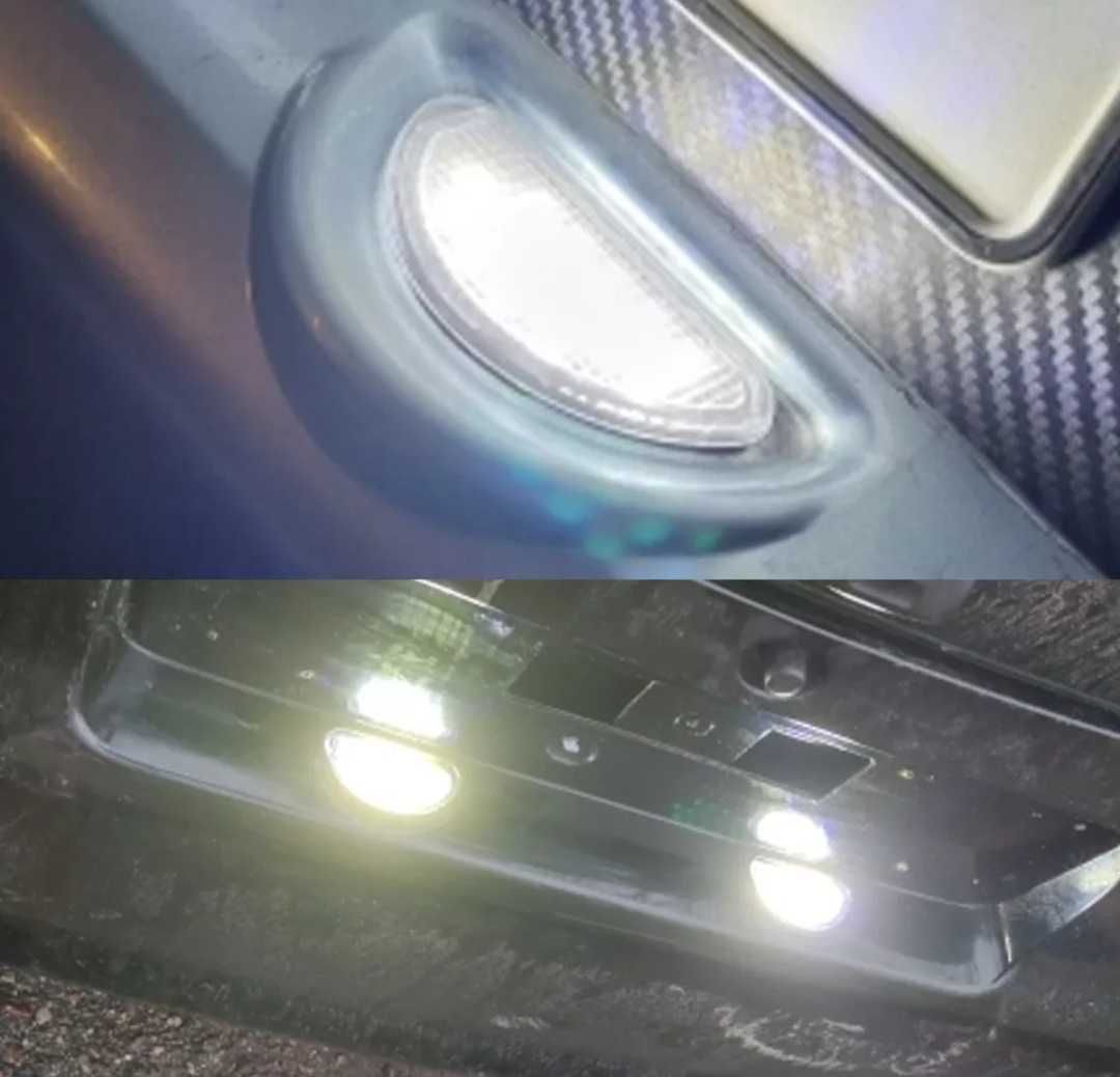 ЛЕД плафони за регистрационния номер за Toyota Aygo Тойота Айго Led