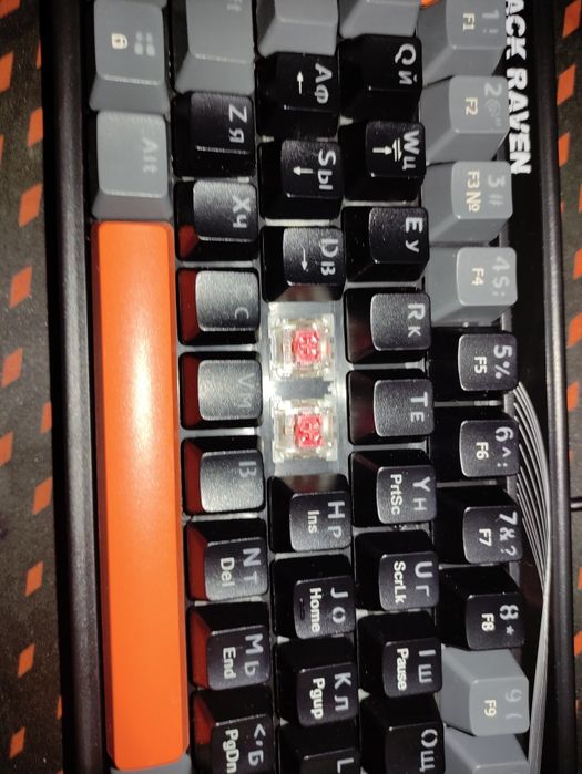 Клавиатура дефендр с красными свичами