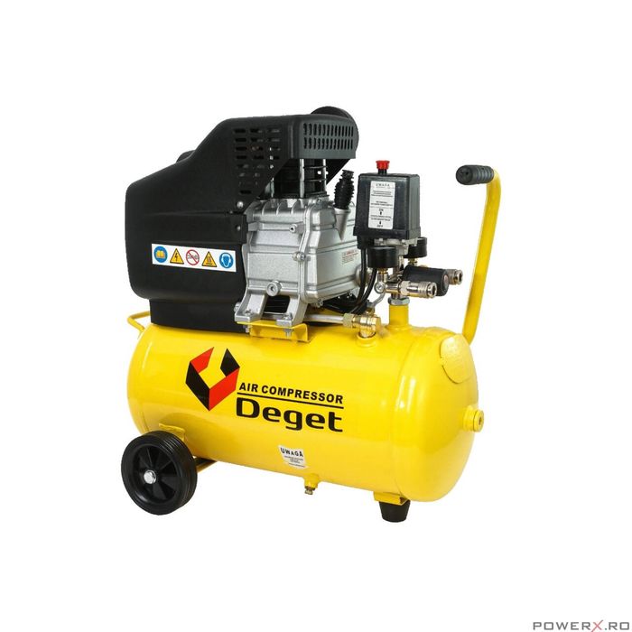 Compresor 24 litri, 1 piston, 230V 138/200 L/min, presiune 8 bari,