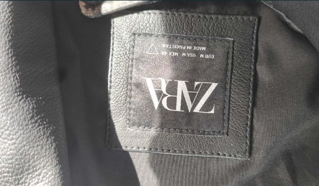 Jachetă de piele Zara vintage