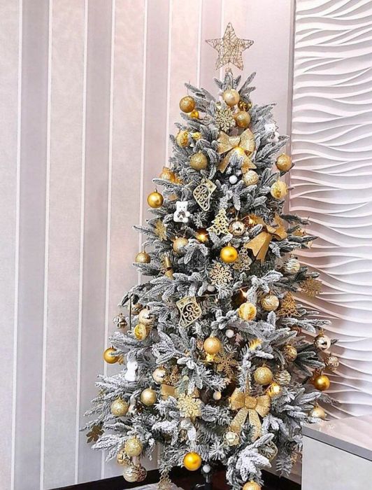 Ёлка новогодняя снежная со склада