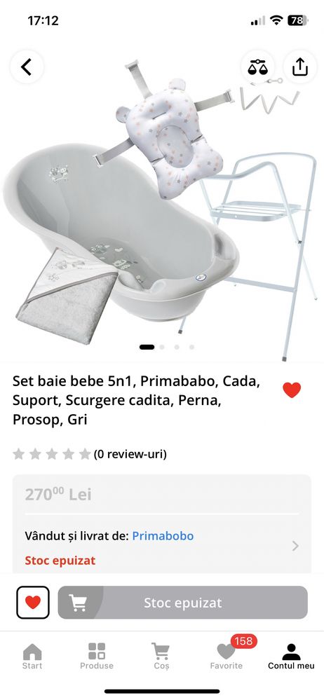 Accesorii bebe - cada cu suport, cana 360, lingurita cu rezervor