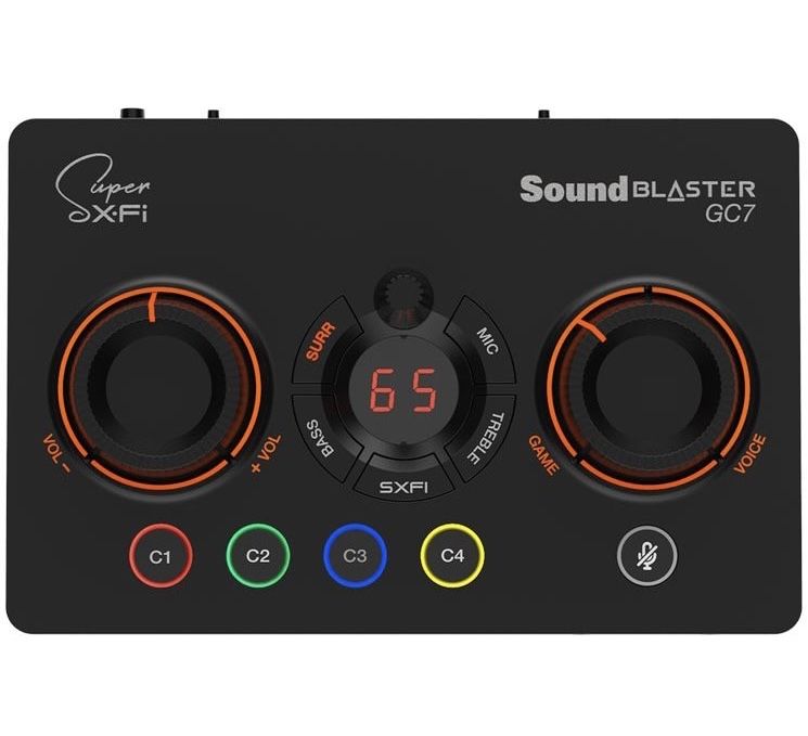 НОВО!!! Външна звукова карта CREATIVE Sound Blaster GC7